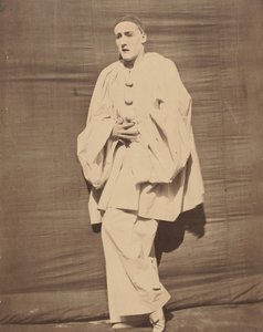 Pierrot in pijn, ca. 1854-55 door Nadar