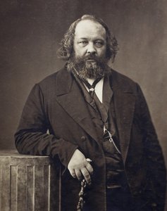 Portret van Mikhail Alexandrovich Bakunin