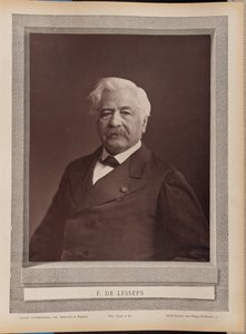 F. de Lesseps door Nadar [Gaspard Félix Tournachon]