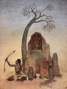 Ekalavya, 1913 door Nandalal Bose