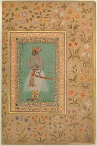 Portret van Maharaja Bhim Kanwar door Nanha