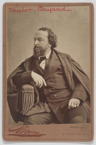 Bayard Taylor door Napoleon Sarony