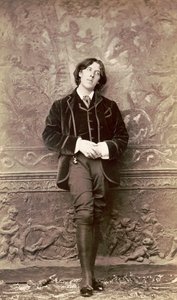 Oscar Wilde, vroege jaren 1880 (foto)