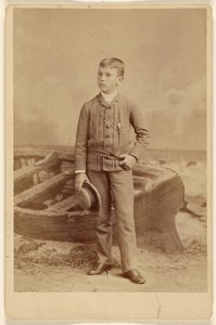 William Gay Skiddy, 14 jaar oud - maart 85 door Napoleon Sarony