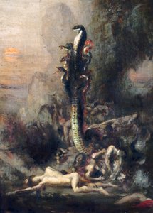 Hercules en de Lernaeaanse Hydra, naar Gustave Moreau, c.1876 (detail)
