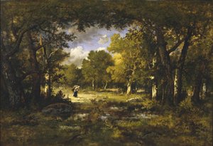 Open plek in een bos, 1874