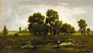 Fagotière bij de addervijver, 1862 door Narcisse Virgile Diaz de la Peña