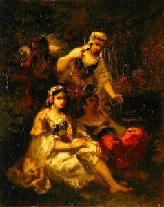 Vier Spaanse meisjes, ca.1844-60