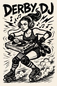 Roller Derby-dj door Natalie Bruns