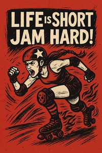 Roller Derby Jam Hard door Natalie Bruns