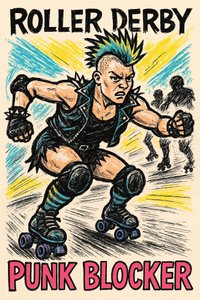 Roller Derby Punk Blocker door Natalie Bruns