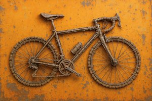 Rustieke kettingfiets door Natalie Bruns