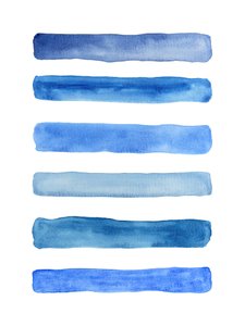 Rustig blauw verloop door Natalie Bruns