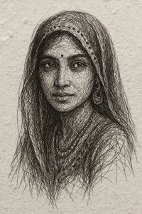 Een sereen portret van Indian Pen door Natalie Bruns