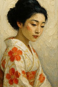 Sereen kimono-portret