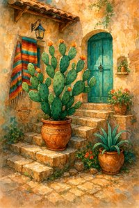 Cactustrappen in het zuidwesten door Natalie Bruns