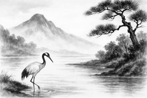 Rustig tafereel aan Crane Lake