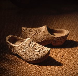 Nederlandse houten schoenen ook wel klompen genoemd