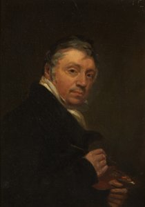 Zelfportret aan de Ezels (detail)