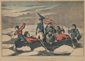 Washington Steekt de Delaware Over - Avond Voorafgaand aan de Slag bij Trenton, December