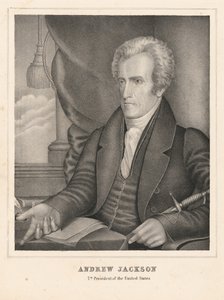 Andrew Jackson door Nathaniel Currier