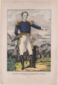 Generaal Winfield Scott door Nathaniel Currier