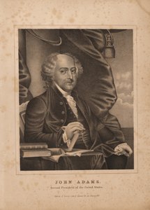 John Adams door Nathaniel Currier