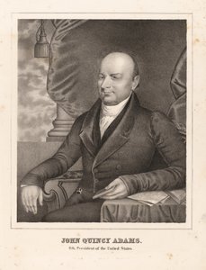 John Quincy Adams door Nathaniel Currier