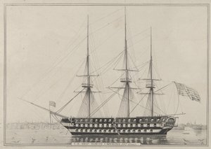 U. S. Schip North Carolina, 102 Kanonnen, 1843
