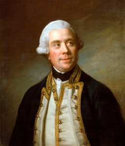 Kapitein de Eerwaarde Samuel Barrington (1729-1800), ca. 1770 door Nathaniel Dance