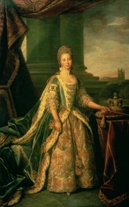 Portret van Sophie Charlotte (1744-1818) door Nathaniel Dance Holland