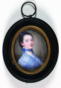 Lady Henrietta Cavendish Bentinck, Later Gravin van Stamford door Nathaniel Hone