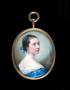 Lydia Garner, 1753 door Nathaniel Hone