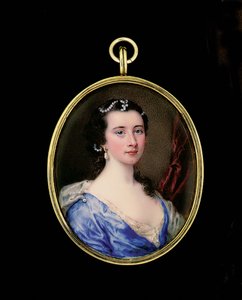 Mary Wilkes door Nathaniel Hone