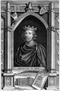 Hendrik III, Koning van Engeland door Nathaniel Parr