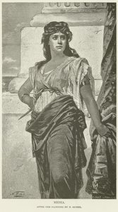 Medea (gravure) door Nathaniel Sichel