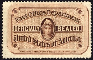 Postzegel, 1877 door National Bank Note Company