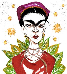 Frida Kahlo door Neale Osborne