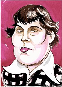 Galina Oestvolskaja - kleurenkarikatuur door Neale Osborne