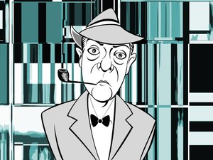 Jacques Tati door Neale Osborne