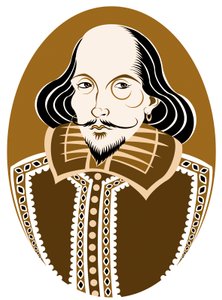 William Shakespeare, Engelse dichter en toneelschrijver gedoopt 26 april 1564 - 23 april 1616 door Neale Osborne