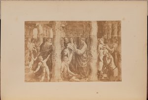 Petrus en Johannes genezen de lamme bij de prachtige tempelpoort