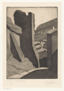 Antieke muur te Florence door Nella Pucci