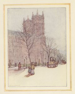 Westminster Abbey door Nelson Dawson