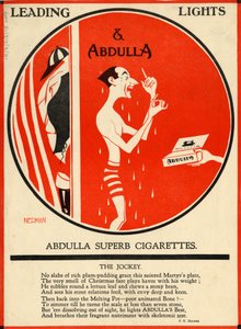 Abdulla Sigaretten, 1920s door Nerman