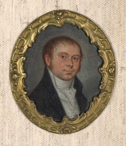 Portret van een heer door Leopold Blonder