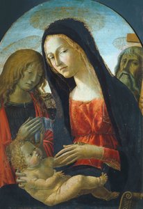 Madonna met Kind door Neroccio di (1447 1500) Landi