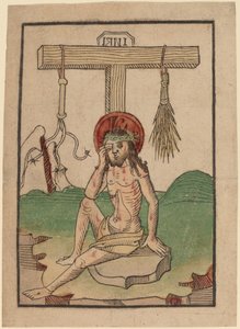 Christus als de Man van Smarten door Netherlandish 15th Century