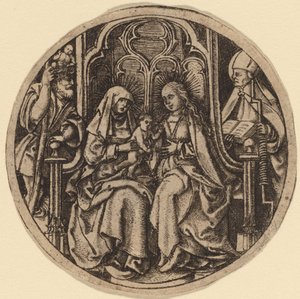 Madonna en Kind met Heiligen Christoffel en Erasmus