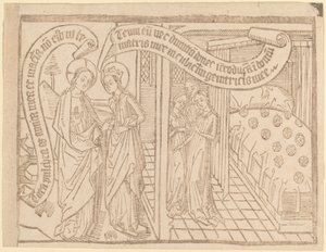Pagina uit "Canticum Canticorum": 2e Editie door Netherlandish 15th Century